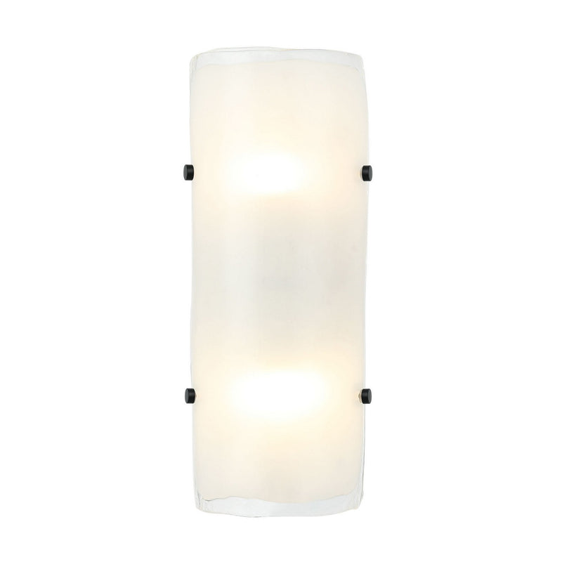 Two Light Wall Sconce<br /><span style="color:#4AB0CE;">Entrega: 4-10 dias en USA</span><br /><span style="color:#4AB0CE;font-size:60%;">PREGUNTE POR ENTREGA EN PANAMA</span><br />Collection: Fairchild<br />Finish: Black/Polished Nickel/Satin Brass