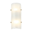 Two Light Wall Sconce<br /><span style="color:#4AB0CE;">Entrega: 4-10 dias en USA</span><br /><span style="color:#4AB0CE;font-size:60%;">PREGUNTE POR ENTREGA EN PANAMA</span><br />Collection: Fairchild<br />Finish: Black/Polished Nickel/Satin Brass
