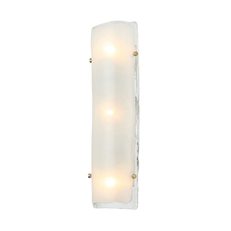 Three Light Wall Sconce<br /><span style="color:#4AB0CE;">Entrega: 4-10 dias en USA</span><br /><span style="color:#4AB0CE;font-size:60%;">PREGUNTE POR ENTREGA EN PANAMA</span><br />Collection: Fairchild<br />Finish: Black/Polished Nickel/Satin Brass