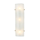 Three Light Wall Sconce<br /><span style="color:#4AB0CE;">Entrega: 4-10 dias en USA</span><br /><span style="color:#4AB0CE;font-size:60%;">PREGUNTE POR ENTREGA EN PANAMA</span><br />Collection: Fairchild<br />Finish: Black/Polished Nickel/Satin Brass