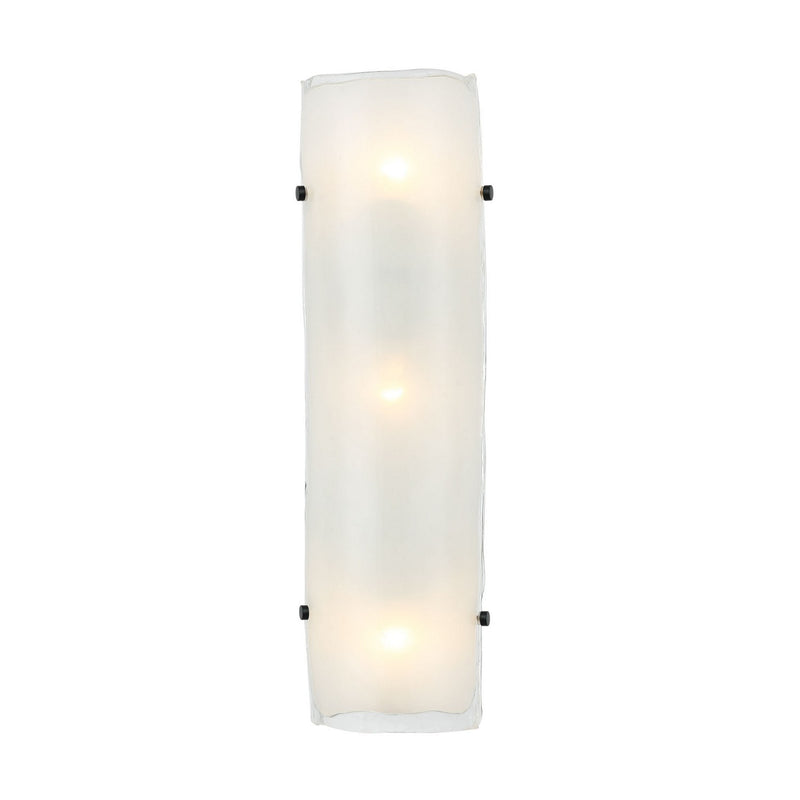 Three Light Wall Sconce<br /><span style="color:#4AB0CE;">Entrega: 4-10 dias en USA</span><br /><span style="color:#4AB0CE;font-size:60%;">PREGUNTE POR ENTREGA EN PANAMA</span><br />Collection: Fairchild<br />Finish: Black/Polished Nickel/Satin Brass