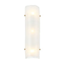 Three Light Wall Sconce<br /><span style="color:#4AB0CE;">Entrega: 4-10 dias en USA</span><br /><span style="color:#4AB0CE;font-size:60%;">PREGUNTE POR ENTREGA EN PANAMA</span><br />Collection: Fairchild<br />Finish: Black/Polished Nickel/Satin Brass