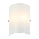 Two Light Wall Sconce<br /><span style="color:#4AB0CE;">Entrega: 4-10 dias en USA</span><br /><span style="color:#4AB0CE;font-size:60%;">PREGUNTE POR ENTREGA EN PANAMA</span><br />Collection: Swirled<br />Finish: Chrome