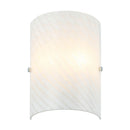 Two Light Wall Sconce<br /><span style="color:#4AB0CE;">Entrega: 4-10 dias en USA</span><br /><span style="color:#4AB0CE;font-size:60%;">PREGUNTE POR ENTREGA EN PANAMA</span><br />Collection: Swirled<br />Finish: Chrome
