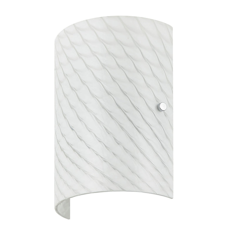 Two Light Wall Sconce<br /><span style="color:#4AB0CE;">Entrega: 4-10 dias en USA</span><br /><span style="color:#4AB0CE;font-size:60%;">PREGUNTE POR ENTREGA EN PANAMA</span><br />Collection: Swirled<br />Finish: Chrome