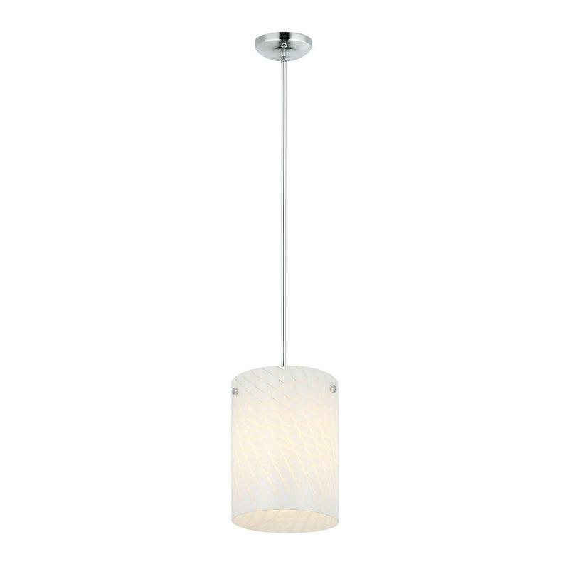 Varaluz - AC1692 - One Light Pendant - Swirled - Chrome