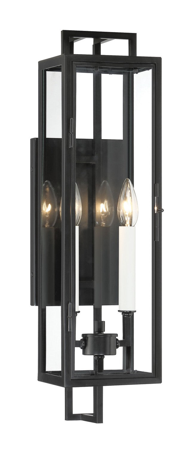 Minka-Lavery - 73330-66A - Two Light Outdoor Wall Mount - Knoll Road - Coal