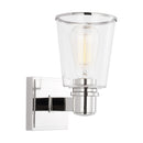 One Light Bath Vanity<br /><span style="color:#4AB0CE;">Entrega: 4-10 dias en USA</span><br /><span style="color:#4AB0CE;font-size:60%;">PREGUNTE POR ENTREGA EN PANAMA</span><br />Collection: Alessa<br />Finish: Polished Nickel