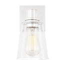 One Light Bath Vanity<br /><span style="color:#4AB0CE;">Entrega: 4-10 dias en USA</span><br /><span style="color:#4AB0CE;font-size:60%;">PREGUNTE POR ENTREGA EN PANAMA</span><br />Collection: Alessa<br />Finish: Polished Nickel