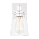 One Light Bath Vanity<br /><span style="color:#4AB0CE;">Entrega: 4-10 dias en USA</span><br /><span style="color:#4AB0CE;font-size:60%;">PREGUNTE POR ENTREGA EN PANAMA</span><br />Collection: Alessa<br />Finish: Polished Nickel