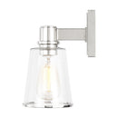 One Light Bath Vanity<br /><span style="color:#4AB0CE;">Entrega: 4-10 dias en USA</span><br /><span style="color:#4AB0CE;font-size:60%;">PREGUNTE POR ENTREGA EN PANAMA</span><br />Collection: Alessa<br />Finish: Polished Nickel