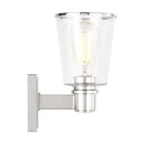 One Light Bath Vanity<br /><span style="color:#4AB0CE;">Entrega: 4-10 dias en USA</span><br /><span style="color:#4AB0CE;font-size:60%;">PREGUNTE POR ENTREGA EN PANAMA</span><br />Collection: Alessa<br />Finish: Polished Nickel