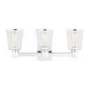 Three Light Bath Vanity<br /><span style="color:#4AB0CE;">Entrega: 4-10 dias en USA</span><br /><span style="color:#4AB0CE;font-size:60%;">PREGUNTE POR ENTREGA EN PANAMA</span><br />Collection: Alessa<br />Finish: Polished Nickel