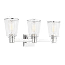 Three Light Bath Vanity<br /><span style="color:#4AB0CE;">Entrega: 4-10 dias en USA</span><br /><span style="color:#4AB0CE;font-size:60%;">PREGUNTE POR ENTREGA EN PANAMA</span><br />Collection: Alessa<br />Finish: Polished Nickel