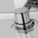 Three Light Bath Vanity<br /><span style="color:#4AB0CE;">Entrega: 4-10 dias en USA</span><br /><span style="color:#4AB0CE;font-size:60%;">PREGUNTE POR ENTREGA EN PANAMA</span><br />Collection: Alessa<br />Finish: Polished Nickel