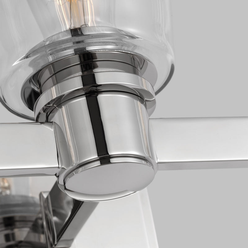 Visual Comfort Studio - CV1033PN - Three Light Bath Vanity - Alessa - Polished Nickel