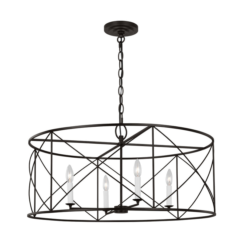 Four Light Chandelier<br /><span style="color:#4AB0CE;">Entrega: 4-10 dias en USA</span><br /><span style="color:#4AB0CE;font-size:60%;">PREGUNTE POR ENTREGA EN PANAMA</span><br />Collection: Beatrix<br />Finish: Aged Iron