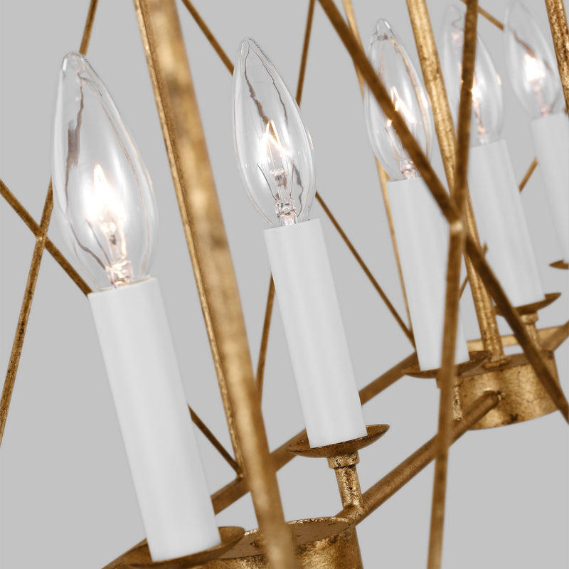 Six Light Chandelier<br /><span style="color:#4AB0CE;">Entrega: 4-10 dias en USA</span><br /><span style="color:#4AB0CE;font-size:60%;">PREGUNTE POR ENTREGA EN PANAMA</span><br />Collection: Beatrix<br />Finish: Antique Gild