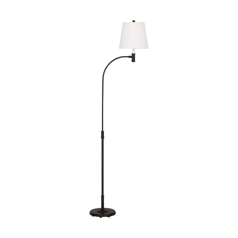 One Light Floor Lamp<br /><span style="color:#4AB0CE;">Entrega: 4-10 dias en USA</span><br /><span style="color:#4AB0CE;font-size:60%;">PREGUNTE POR ENTREGA EN PANAMA</span><br />Collection: Belmont<br />Finish: Aged Iron