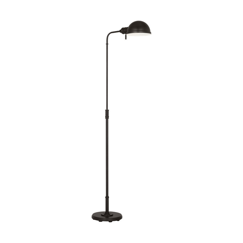 One Light Floor Lamp<br /><span style="color:#4AB0CE;">Entrega: 4-10 dias en USA</span><br /><span style="color:#4AB0CE;font-size:60%;">PREGUNTE POR ENTREGA EN PANAMA</span><br />Collection: Belmont<br />Finish: Aged Iron