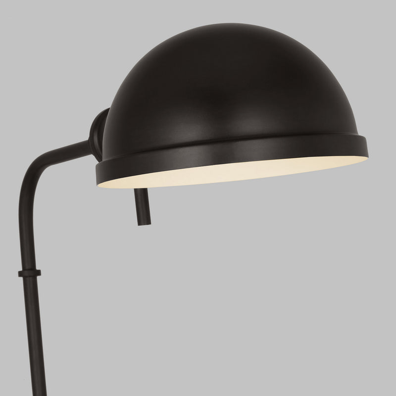 One Light Floor Lamp<br /><span style="color:#4AB0CE;">Entrega: 4-10 dias en USA</span><br /><span style="color:#4AB0CE;font-size:60%;">PREGUNTE POR ENTREGA EN PANAMA</span><br />Collection: Belmont<br />Finish: Aged Iron