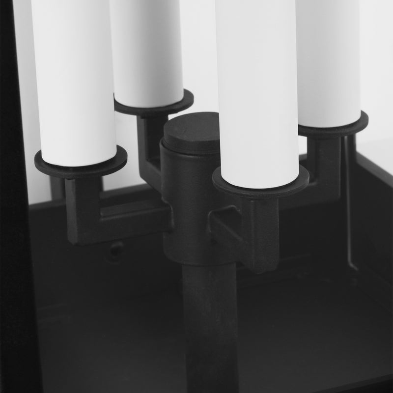 Four Light Outdoor Wall Sconce<br /><span style="color:#4AB0CE;">Entrega: 4-10 dias en USA</span><br /><span style="color:#4AB0CE;font-size:60%;">PREGUNTE POR ENTREGA EN PANAMA</span><br />Collection: Cupertino<br />Finish: Textured Black