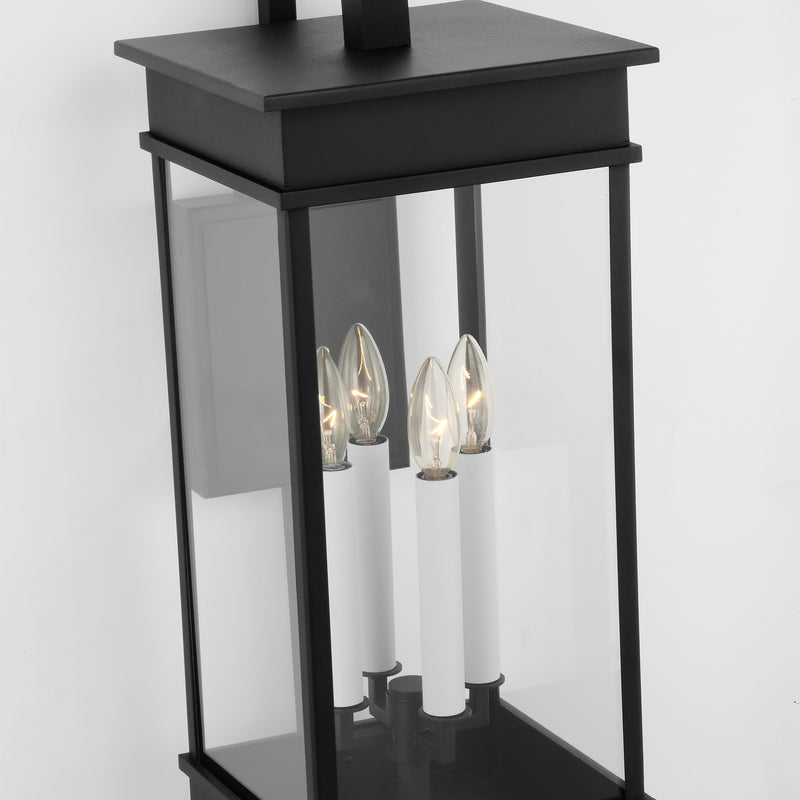 Four Light Outdoor Wall Sconce<br /><span style="color:#4AB0CE;">Entrega: 4-10 dias en USA</span><br /><span style="color:#4AB0CE;font-size:60%;">PREGUNTE POR ENTREGA EN PANAMA</span><br />Collection: Cupertino<br />Finish: Textured Black
