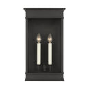 Two Light Outdoor Wall Sconce<br /><span style="color:#4AB0CE;">Entrega: 4-10 dias en USA</span><br /><span style="color:#4AB0CE;font-size:60%;">PREGUNTE POR ENTREGA EN PANAMA</span><br />Collection: Cupertino<br />Finish: Textured Black
