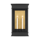 Two Light Outdoor Wall Sconce<br /><span style="color:#4AB0CE;">Entrega: 4-10 dias en USA</span><br /><span style="color:#4AB0CE;font-size:60%;">PREGUNTE POR ENTREGA EN PANAMA</span><br />Collection: Cupertino<br />Finish: Textured Black