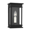 One Light Outdoor Wall Sconce<br /><span style="color:#4AB0CE;">Entrega: 4-10 dias en USA</span><br /><span style="color:#4AB0CE;font-size:60%;">PREGUNTE POR ENTREGA EN PANAMA</span><br />Collection: Cupertino<br />Finish: Textured Black