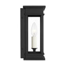 One Light Outdoor Wall Sconce<br /><span style="color:#4AB0CE;">Entrega: 4-10 dias en USA</span><br /><span style="color:#4AB0CE;font-size:60%;">PREGUNTE POR ENTREGA EN PANAMA</span><br />Collection: Cupertino<br />Finish: Textured Black