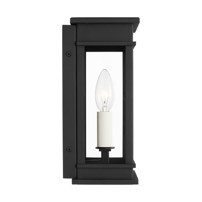 One Light Outdoor Wall Sconce<br /><span style="color:#4AB0CE;">Entrega: 4-10 dias en USA</span><br /><span style="color:#4AB0CE;font-size:60%;">PREGUNTE POR ENTREGA EN PANAMA</span><br />Collection: Cupertino<br />Finish: Textured Black
