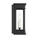 One Light Outdoor Wall Sconce<br /><span style="color:#4AB0CE;">Entrega: 4-10 dias en USA</span><br /><span style="color:#4AB0CE;font-size:60%;">PREGUNTE POR ENTREGA EN PANAMA</span><br />Collection: Cupertino<br />Finish: Textured Black