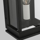 One Light Outdoor Wall Sconce<br /><span style="color:#4AB0CE;">Entrega: 4-10 dias en USA</span><br /><span style="color:#4AB0CE;font-size:60%;">PREGUNTE POR ENTREGA EN PANAMA</span><br />Collection: Cupertino<br />Finish: Textured Black
