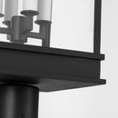 Four Light Outdoor Post Lantern<br /><span style="color:#4AB0CE;">Entrega: 4-10 dias en USA</span><br /><span style="color:#4AB0CE;font-size:60%;">PREGUNTE POR ENTREGA EN PANAMA</span><br />Collection: Cupertino<br />Finish: Textured Black