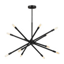 12 Light Chandelier<br /><span style="color:#4AB0CE;">Entrega: 1-2 semanas en USA</span><br /><span style="color:#4AB0CE;font-size:60%;">PREGUNTE POR ENTREGA EN PANAMA</span><br />Collection: Eastyn<br />Finish: Midnight Black