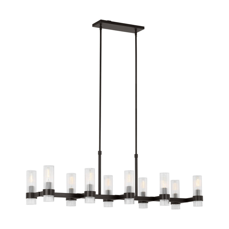 Ten Light Chandelier<br /><span style="color:#4AB0CE;">Entrega: 4-10 dias en USA</span><br /><span style="color:#4AB0CE;font-size:60%;">PREGUNTE POR ENTREGA EN PANAMA</span><br />Collection: Geneva<br />Finish: Aged Iron