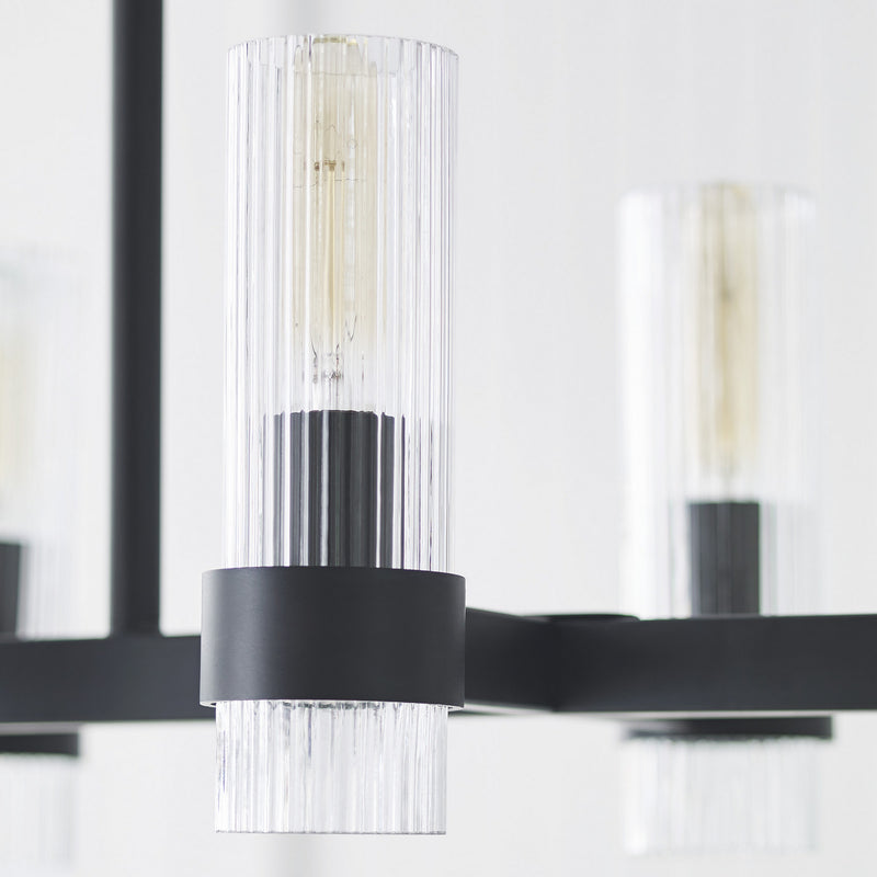 Ten Light Chandelier<br /><span style="color:#4AB0CE;">Entrega: 4-10 dias en USA</span><br /><span style="color:#4AB0CE;font-size:60%;">PREGUNTE POR ENTREGA EN PANAMA</span><br />Collection: Geneva<br />Finish: Aged Iron
