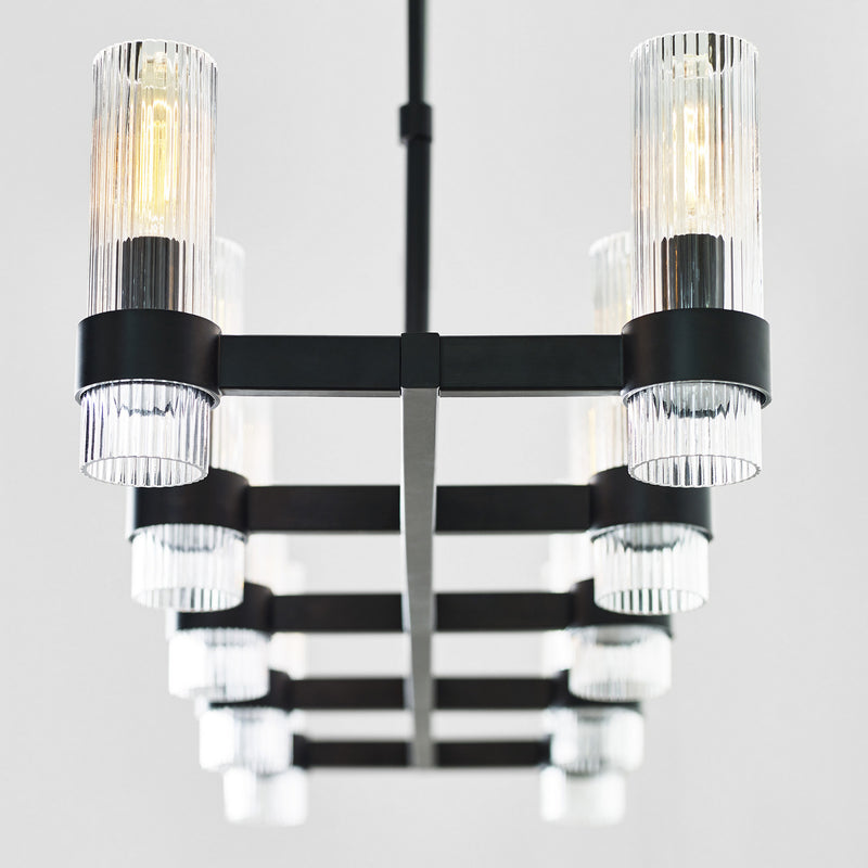 Ten Light Chandelier<br /><span style="color:#4AB0CE;">Entrega: 4-10 dias en USA</span><br /><span style="color:#4AB0CE;font-size:60%;">PREGUNTE POR ENTREGA EN PANAMA</span><br />Collection: Geneva<br />Finish: Aged Iron