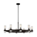 Eight Light Chandelier<br /><span style="color:#4AB0CE;">Entrega: 4-10 dias en USA</span><br /><span style="color:#4AB0CE;font-size:60%;">PREGUNTE POR ENTREGA EN PANAMA</span><br />Collection: Geneva<br />Finish: Aged Iron