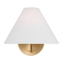 One Light Bath Vanity<br /><span style="color:#4AB0CE;">Entrega: 7-8 semanas en USA</span><br /><span style="color:#4AB0CE;font-size:60%;">PREGUNTE POR ENTREGA EN PANAMA</span><br />Collection: Burke<br />Finish: Satin Brass