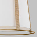 Two Light Pendant<br /><span style="color:#4AB0CE;">Entrega: 4-10 dias en USA</span><br /><span style="color:#4AB0CE;font-size:60%;">PREGUNTE POR ENTREGA EN PANAMA</span><br />Collection: Cortes<br />Finish: Satin Brass