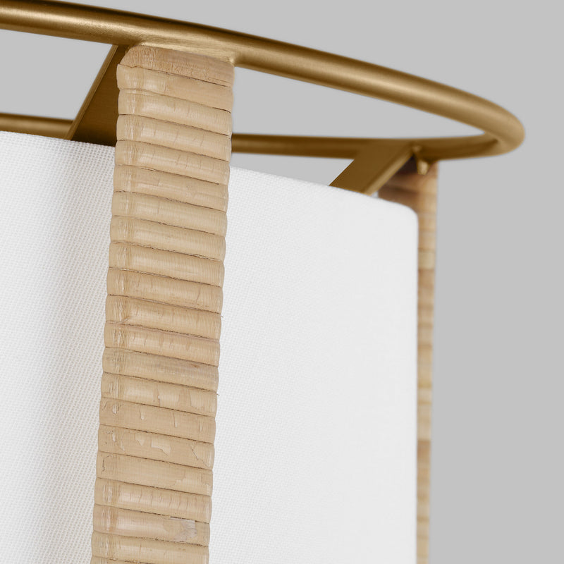 Visual Comfort Studio - DJP1002SB - Two Light Pendant - Cortes - Satin Brass