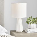 One Light Table Lamp<br /><span style="color:#4AB0CE;">Entrega: 4-10 dias en USA</span><br /><span style="color:#4AB0CE;font-size:60%;">PREGUNTE POR ENTREGA EN PANAMA</span><br />Collection: Moresby<br />Finish: Gloss White