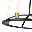 Artcraft Canada - SC13084BB - LED Chandelier - Infiniti - Matte Black & Brass