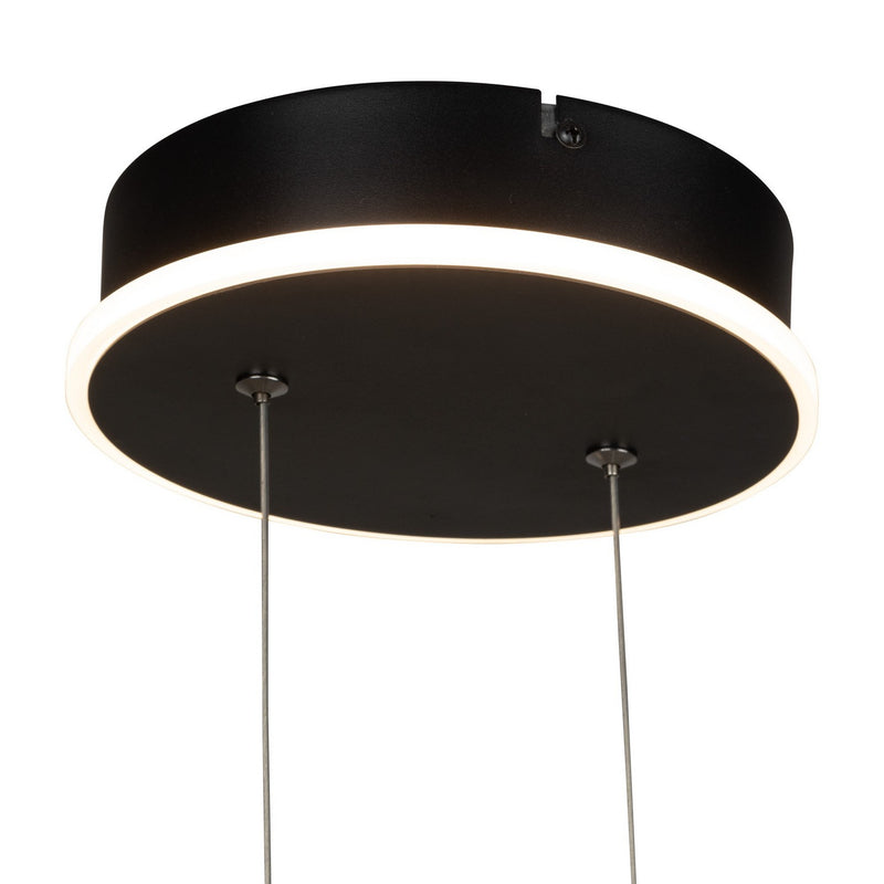 Artcraft Canada - AC6774BK - LED Chandelier - Silicon Valley - Black