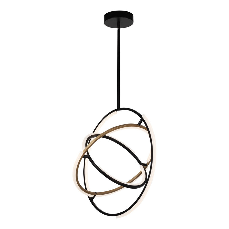 LED Pendant<br /><span style="color:#4AB0CE;">Entrega: 4-10 dias en USA</span><br /><span style="color:#4AB0CE;font-size:60%;">PREGUNTE POR ENTREGA EN PANAMA</span><br />Collection: Trilogy<br />Finish: Black & Brass