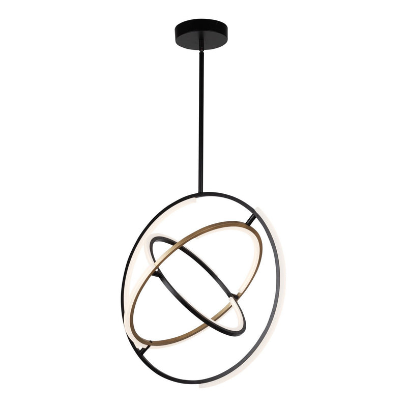 LED Pendant<br /><span style="color:#4AB0CE;">Entrega: 4-10 dias en USA</span><br /><span style="color:#4AB0CE;font-size:60%;">PREGUNTE POR ENTREGA EN PANAMA</span><br />Collection: Trilogy<br />Finish: Black & Brass