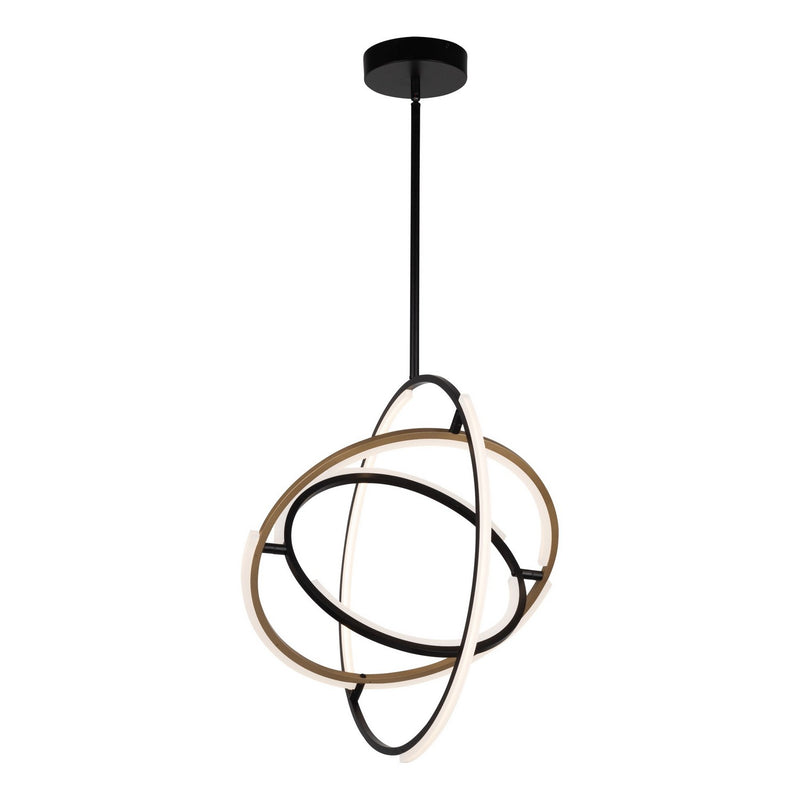 LED Pendant<br /><span style="color:#4AB0CE;">Entrega: 4-10 dias en USA</span><br /><span style="color:#4AB0CE;font-size:60%;">PREGUNTE POR ENTREGA EN PANAMA</span><br />Collection: Trilogy<br />Finish: Black & Brass