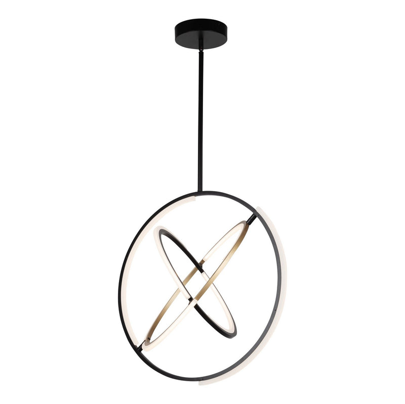 LED Pendant<br /><span style="color:#4AB0CE;">Entrega: 4-10 dias en USA</span><br /><span style="color:#4AB0CE;font-size:60%;">PREGUNTE POR ENTREGA EN PANAMA</span><br />Collection: Trilogy<br />Finish: Black & Brass